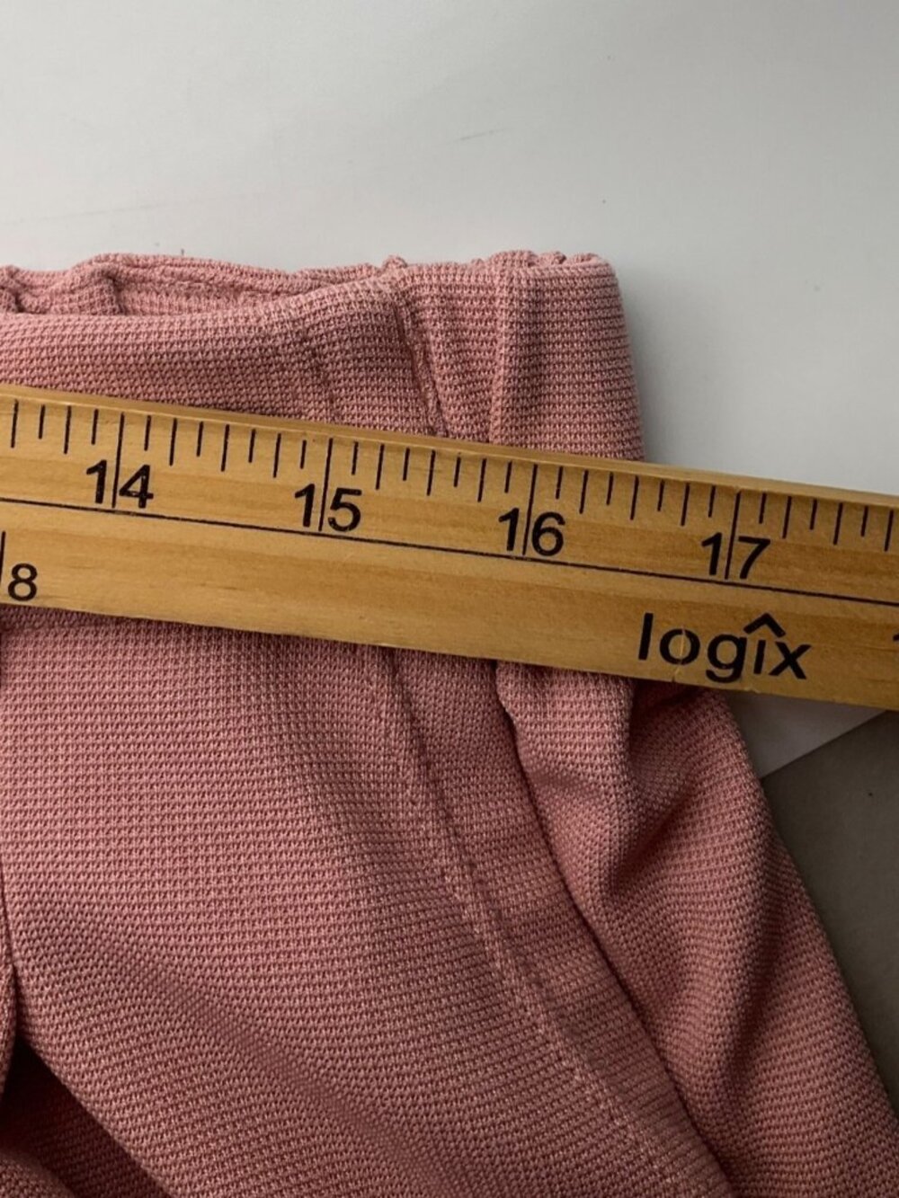 Halara  XL Tall Long Pink Wide-Leg Pleated Pull On Pants Relaxed Minimalist - Picture 6 of 12